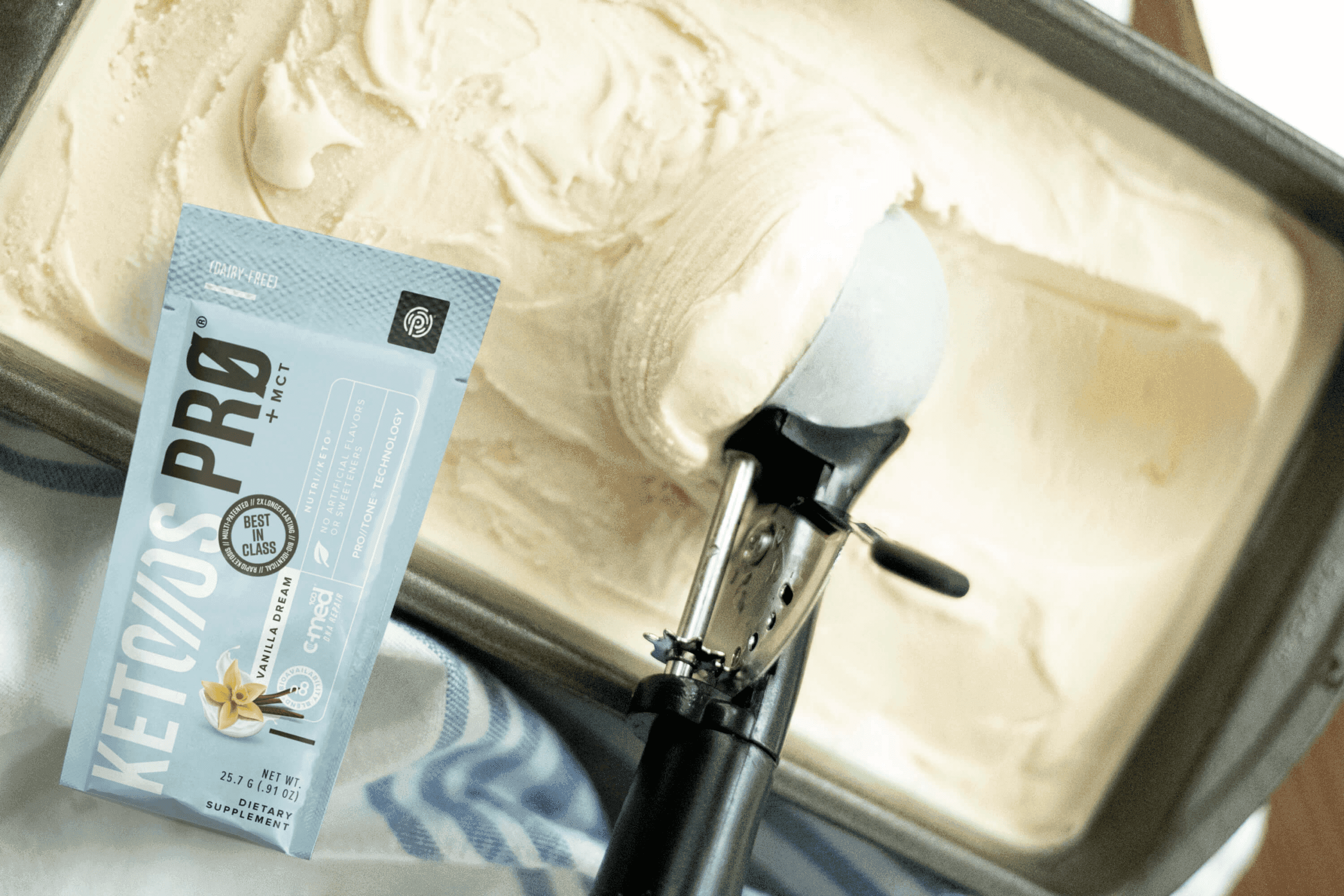 KETO//OS PRØ® Helado de Sueño de Vainilla